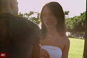 Tanned teen bounces on hard cock with tattoos and cumshot