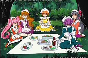 yo, check this sexy anime maid getting her pussy fucked!