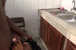 Rough anal with big tits milf