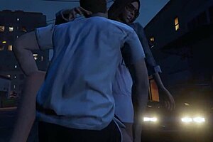 gta 5 character hires hooker in car