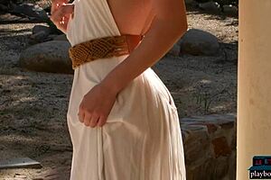 Arab model fatima kojima with bubble butt strips naked for playboy magazine