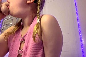 Latina Teen's Tight Asshole Fingered Deep