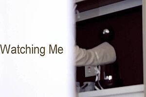 teen rubs tight pussy and groans