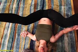 Katie Kush Endures Rough Stretching from Massive Cock in Flexible Positions