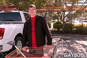 Blindfolded Man Tricked into Oral by Attractive Guy