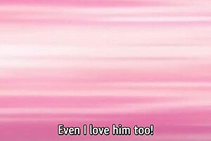 busty teen 18+s fight over a lucky man in hentai creampie scene