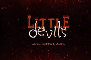 Pamela Sagaz Fucks Chubby Girl with Giant Tits in Little Devils 49