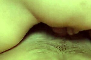 cute teen rubs wet pussy lips on cock moaning loudly