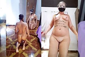 mirelladelic does a sexy striptease in fishnets 😍