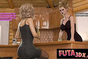 Futa3dx - Babysitter Takes Huge Futa Cock In Pussy