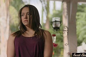 curvy stepdaughter gets wild in steamy action. her interracial ride turns into a creamy surprise.