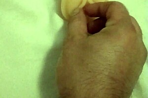 She plays with her artificial pussy in this solo anime scene