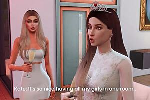 the bachelorette party with the bazories - 3d hentai - preview version