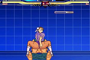 chunli vs long in hentai sex cartoon with cumshot