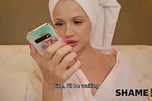 yo, shame4k goes beyond limits with this mature blonde! 😳