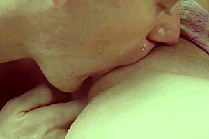 Overloading teen pussy with creampie squirting