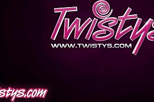 Twistys - sexy solo pussy rubbing?