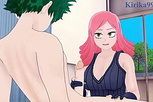 Shino sosaki mandalay and mei hatsume and izuku midoriya intense sex - my hero academia hentai