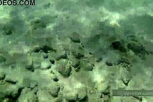 German Teen Flashes On The Beach