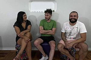 yo, we did a wild dp on nicoly mattos! cum inside her tight vagina till it foams, check this quickie!
