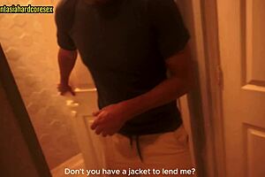 Argentinian bbw stepsister bends over for pov blowjob