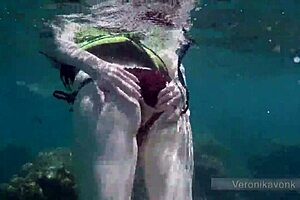 German Teen Flashes On The Beach