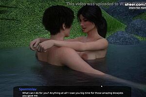 Gorgeous teen stepsister in Milfy City gets her wet pussy fucked hard by monster cock and creampied in sexy gameplay. Watch her big ass bounce.