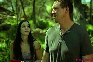 abbie maley gets doggystyled bent over in mixed family episode