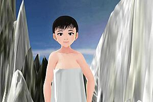 Leo Tries Mixed Bath in Secret Hot Spring Without Towel