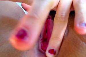 Playing with my wet body