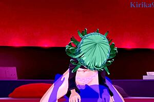 In One-Punch Man, Tatsumaki and Fubuki ENGAGE in INTENSE SEX with the OLD MAN, leading to a creampie