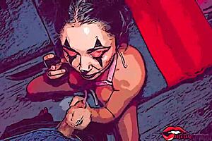 Hot Clown Teases With Intense Halloween Fun