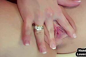 Handjob and Titjob Babe Wanks POV Dick with Dirty Talk