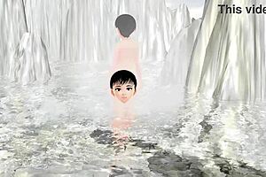 Leo Tries Mixed Bath in Secret Hot Spring Without Towel