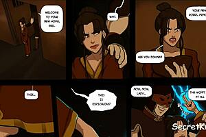 Azula's Boiling Rock Fuck Fest With Deepthroat And Creampie