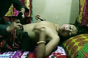 Yo, Indian bhabhi’s classic banging with husband’s brother, clear audio!