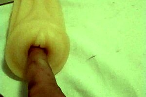 She plays with her artificial pussy in this solo anime scene