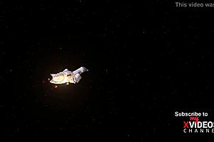 Sex Cyborg Fucks Girl in Space Station