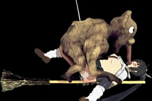 Super Yaeko engages in erotic action in 3D cartoon anime hentai gallery