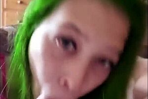 Latina mamada with big ass sucking