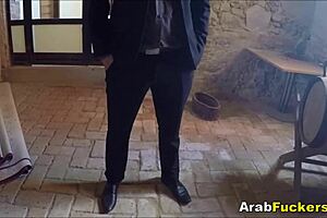 desperate arab girl sucks and fucks for cash