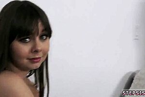 Hot Teen 18+ Shows Off Tits and Ass in First Hardcore Family Scene