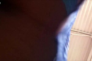 Pregnant Latina Shows Off Skirt in Upskirt View