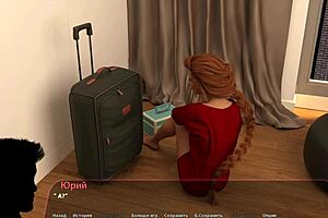 Haley fingers herself to orgasm in gameplay part 8.