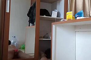 Wanna see sexy gay in red cd and mask play anal?