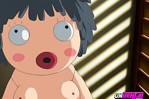 Teen maid gets punished hentai!