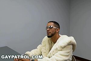 Gay Patrol - Pimp Gets Busted And His Gay Hoes Take Cop Dick For Daddy