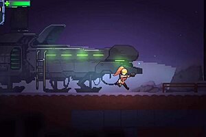 Zetria Fucks Alien Monster Cock in Hentai Game to Heal Herself