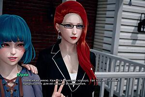 redhead with big tits gets fucked by her bully in this cartoon