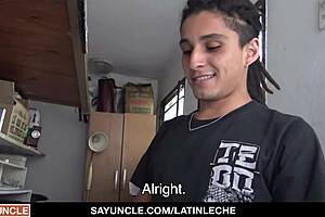 LATINO SUCKING AND FUCKING BOSS COCK FOR EXTRA MONEY OUTDOOR!